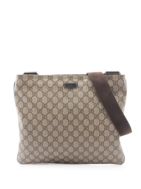Gucci Pre-Owned 2000s GG Supreme shoulder bag Neutrals 1081080