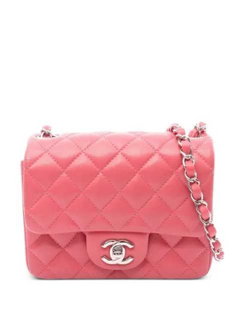CHANEL Pre-Owned 2019 Matelassé mini shoulder bag Pink 108303929027900