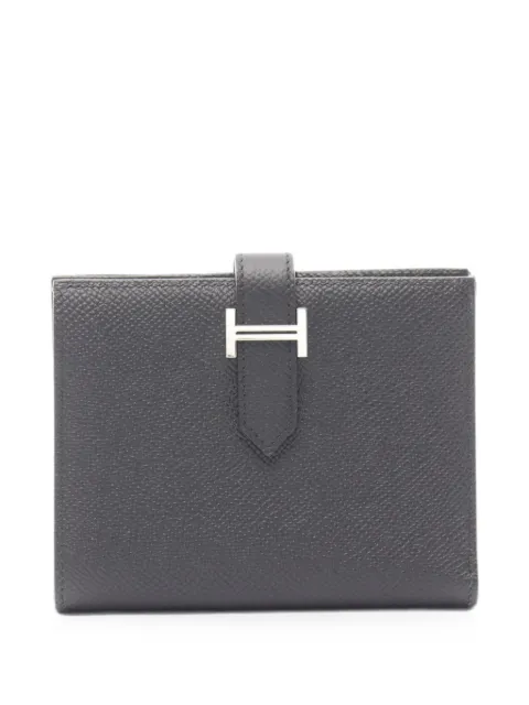 Hermès Pre-Owned 2022 Bearn wallet Black 1082514U