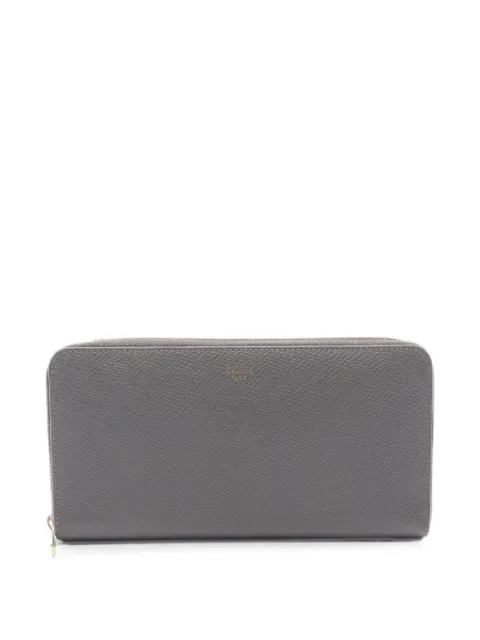 Celine Pre-Owned 2000s large leather wallet Grey 1081126