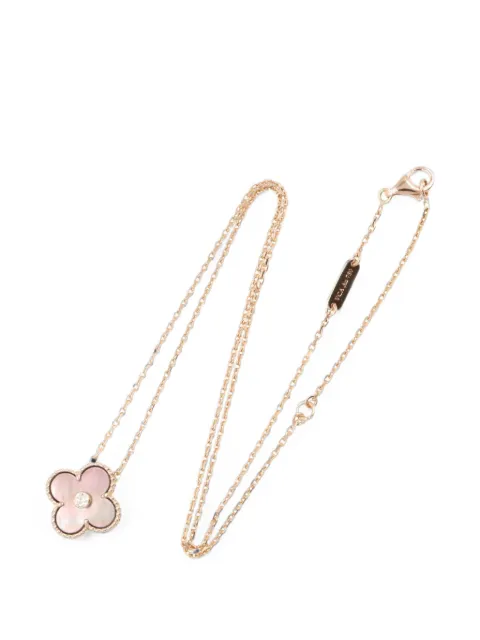 Van Cleef & Arpels Pre-Owned 2010s Alhambra necklace Pink 1081495JE203987
