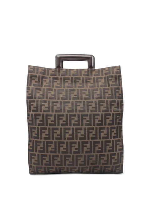 Fendi Pre-Owned 2000s Zucca pattern tote bag Brown 1081973