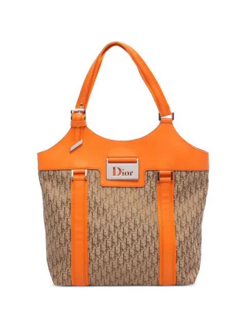 Christian Dior Pre-Owned 2010s Trotter tote bag Neutrals 1083065
