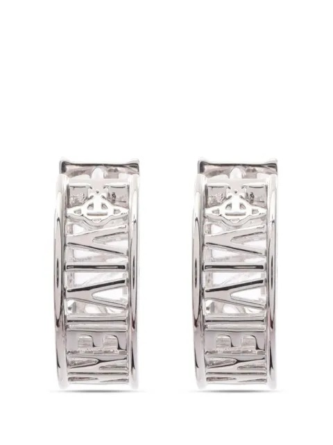 Vivienne Westwood Pre-Owned 2020s Westminster Orb earring Silver 1083140