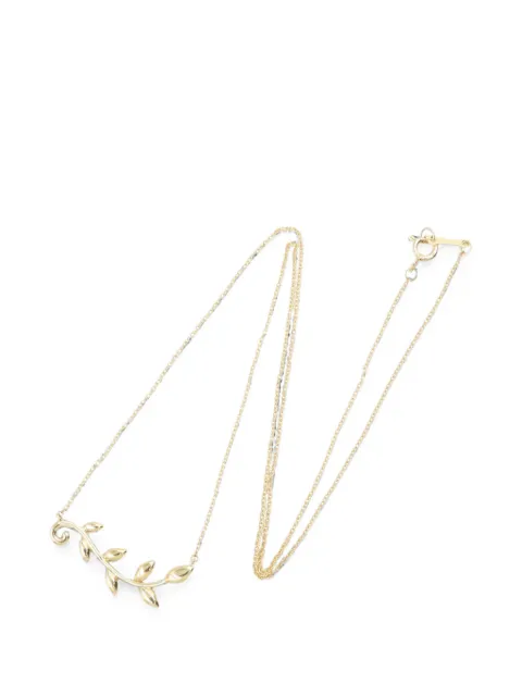 Tiffany & Co. Pre-Owned 2010s Olive Leaf necklace Gold 1081502