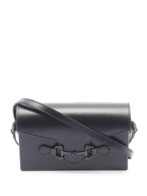 Gucci Pre-Owned 2010s Horsebit 1955 shoulder bag Black 1083312