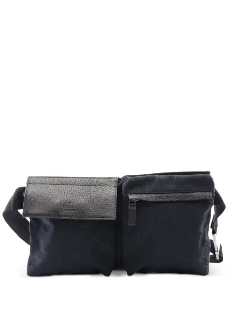Gucci Pre-Owned 2010s GG canvas belt bag Blue 1083011