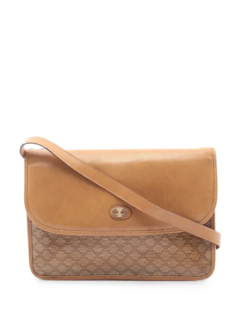 Celine Pre-Owned 2000s Triomphe cross body bag Neutrals 1082294