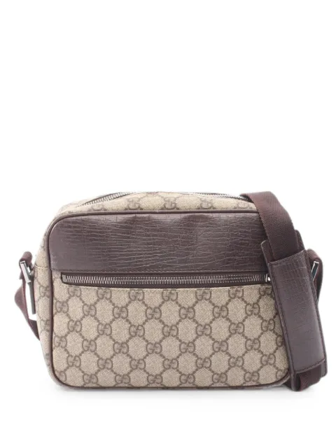 Gucci Pre-Owned 2000s GG Supreme shoulder bag Neutrals 1081998