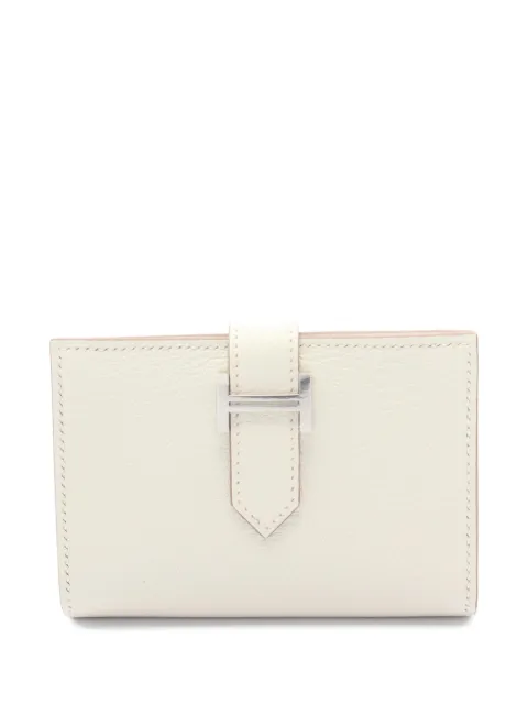 Hermès Pre-Owned 2023 Bearn card case White 1082103B