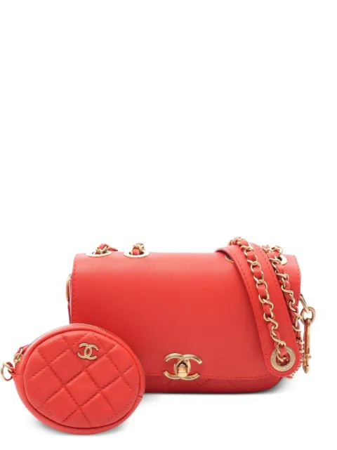 CHANEL Pre-Owned 2019 Matelassé shoulder bag Red 108208328835055