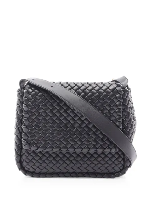Bottega Veneta Pre-Owned 2010s Intrecciato Cobble shoulder bag Black 1083297
