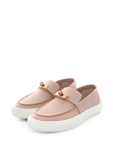 Hermès Pre-Owned 2000s Game Kelly Buckle slip-on sneakers Pink 1073833