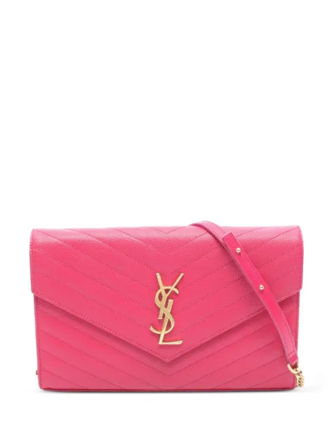 Saint Laurent Pre-Owned 2000s Cassandre Envelope cross body bag Pink 1082303