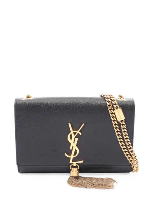 Saint Laurent Pre-Owned 2010s Kate tassel mini shoulder bag Black 1082209