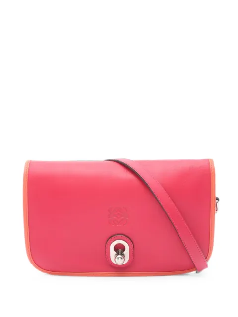 Loewe Pre-Owned 2000s Ines leather cross body bag Pink 1081119