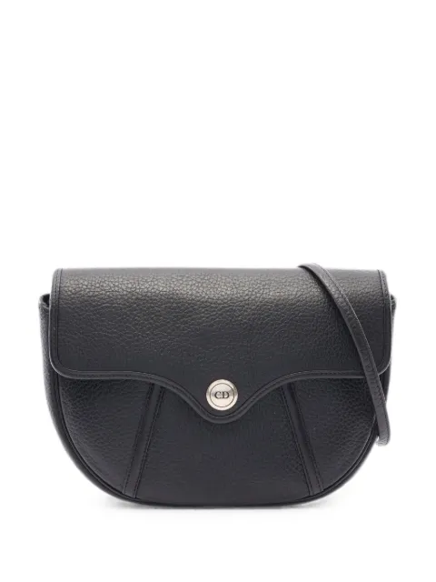 Christian Dior Pre-Owned 2000s CD-logo cross body bag Black 1082650