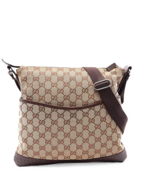 Gucci Pre-Owned 2000s GG Supreme shoulder bag Neutrals 1082632