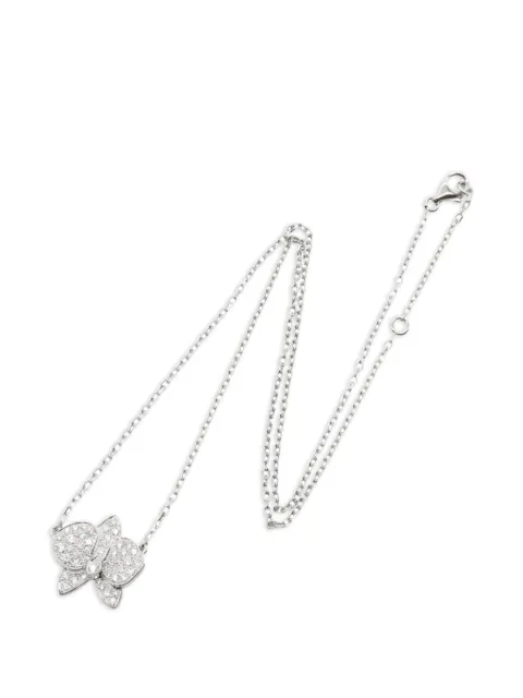 Cartier 2010s Caress Orchidée diamond necklace Silver 1081294ZK2199