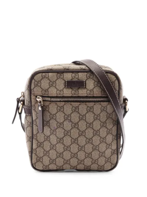 Gucci Pre-Owned 2000s GG Supreme cross body bag Neutrals 1082635
