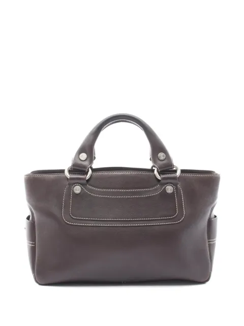 Celine Pre-Owned 2000s Boogie leather tote bag Brown 1081418