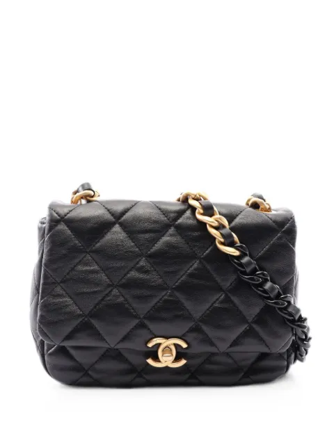 CHANEL Pre-Owned matelassé chain shoulder bag Black 1082511A7UNJ9A6