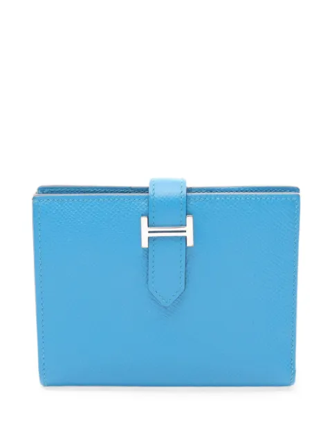 Hermès Pre-Owned 2017 Bearn Compact bi-fold wallet Blue 1083007A