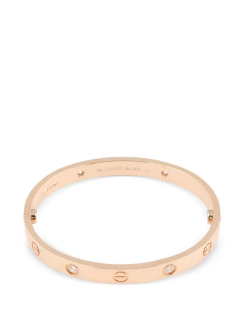 Cartier 2010s Love diamond bracelet Pink 1081322QTJ399