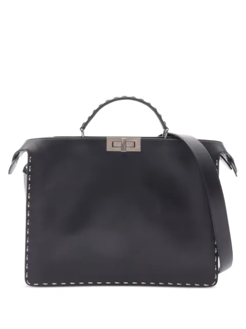 Fendi Pre-Owned 2010s Peekaboo ISeeU briefcase Black 1083076