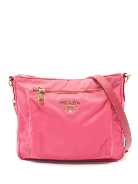 Prada Pre-Owned 2000s logo-detail cross body bag Pink 1079574