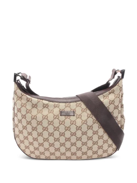 Gucci Pre-Owned 2010s GG canvas shoulder bag Neutrals 1083298
