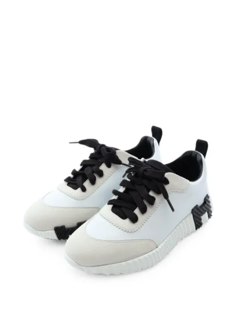 Hermès Pre-Owned leather low-top sneakers White 1080188