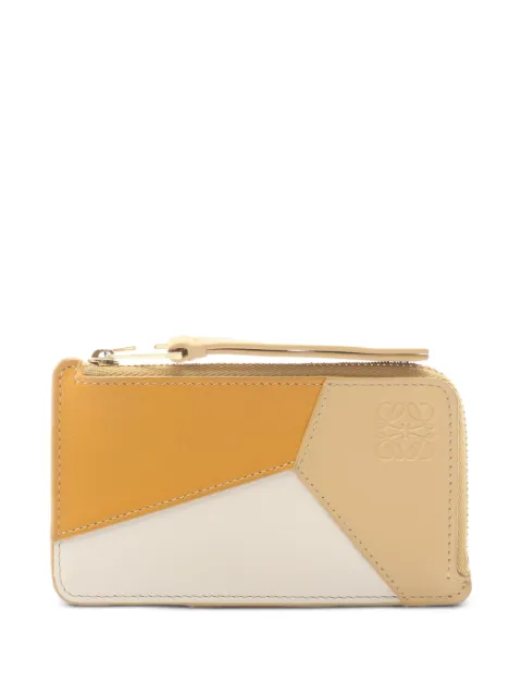 Loewe Pre-Owned 2000s Puzzle card holder coin case Yellow 1077561