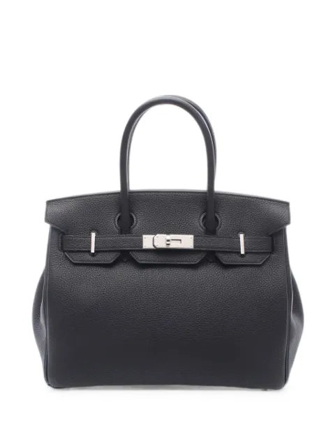 Hermès Pre-Owned 2026 Birkin 30 Togo handbag Black 1082202G