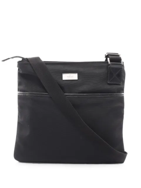 Gucci Pre-Owned 2000s logo-plaque cross body bag Black 1082637
