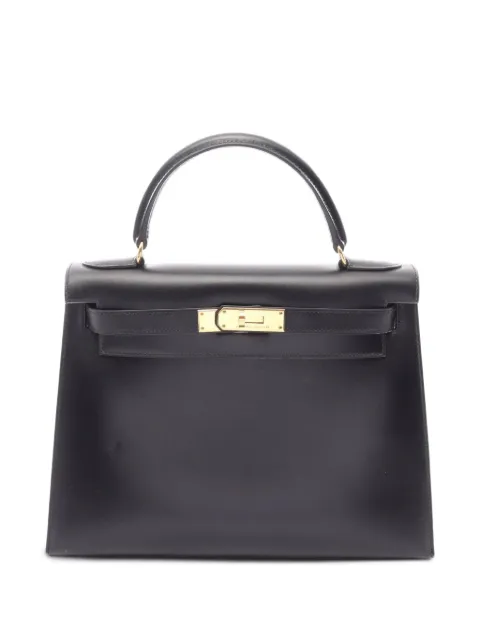 Hermès Pre-Owned 1971 Kelly 28 handbag Black 1082189AINCIRCLE