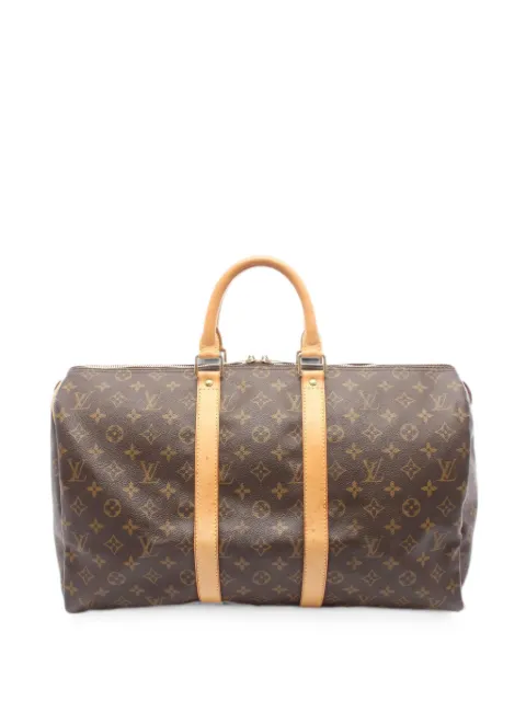 Louis Vuitton Pre-Owned 1999 45 Monogram Keepall Boston bag Brown 1082139SP0919
