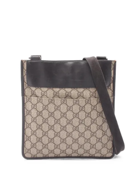 Gucci Pre-Owned 2000s GG Supreme shoulder bag Neutrals 1081996