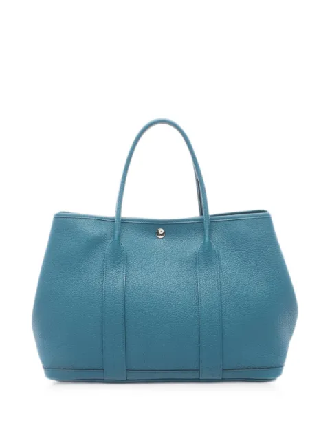 Hermès Pre-Owned 2016 PM Garden Party tote bag Blue 1083023X