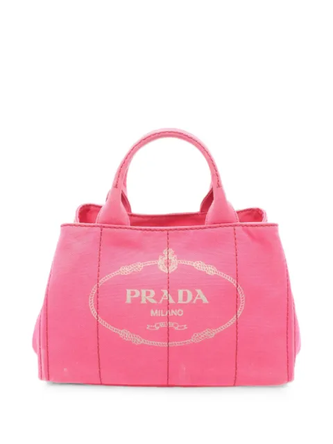 Prada Pre-Owned 2000s Canapa tote bag Pink 1082607