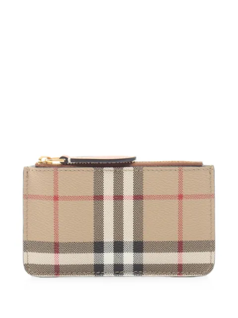 Burberry Pre-Owned 2020s Kelbrook Vintage check card case Neutrals 1083282