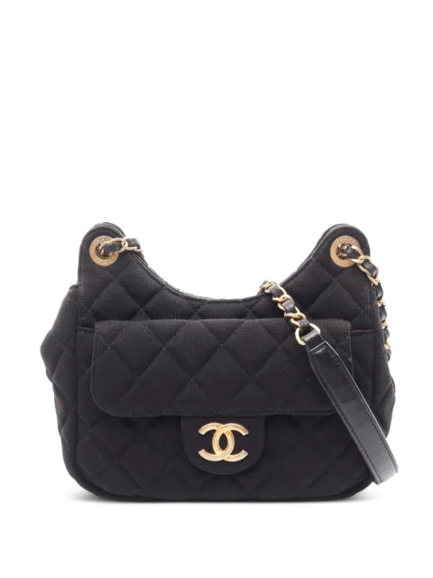 CHANEL Pre-Owned Matelassé chain shoulder bag Black 1082986P0EE7KPJ