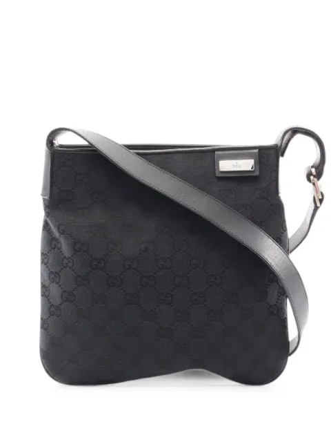 Gucci Pre-Owned 2000s GG Canvas shoulder bag Black 1081113