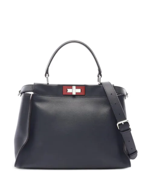 Fendi Pre-Owned 2010s Peekaboo two-way handbag Blue 1083006