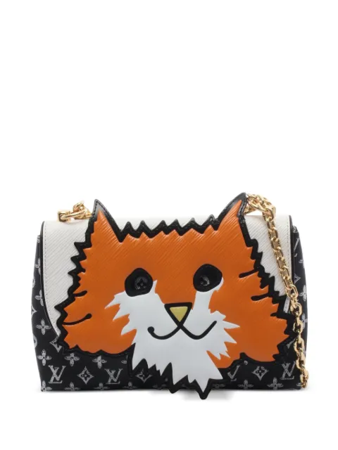 Louis Vuitton Pre-Owned 2018 Catgram Epi Double Chain shoulder bag Black 1082945DU3118