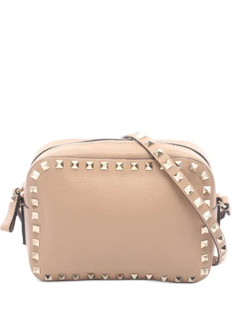 Valentino Garavani Pre-Owned 2000s Rockstud mini shoulder bag Neutrals 1083384