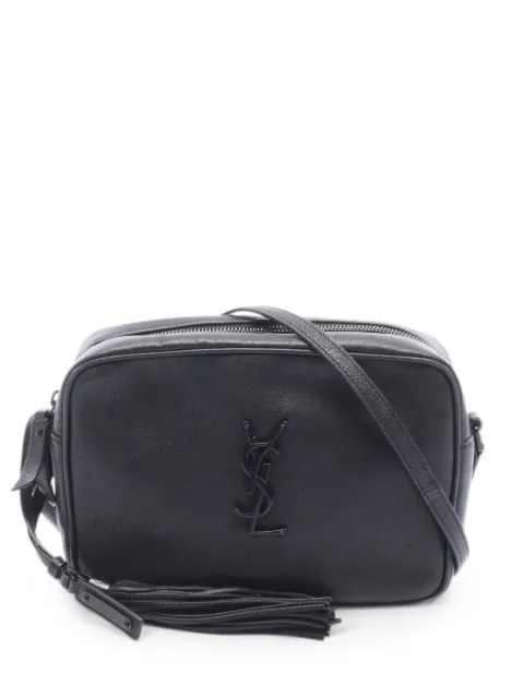 Saint Laurent Pre-Owned 2000s Lou Roux monogram shoulder bag Black 1070701