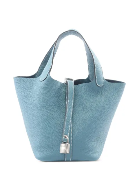 Hermès Pre-Owned PM Picotan Lock handbag Blue 1083059K