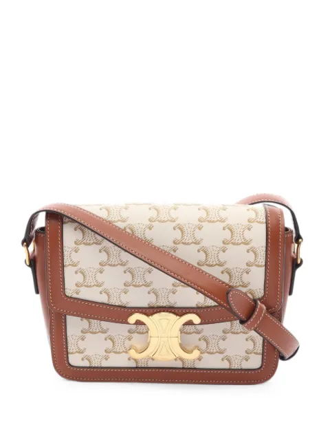 Celine Pre-Owned 2010s Teen Triomphe cross body bag Neutrals 1082211