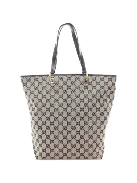 Gucci Pre-Owned 2000s GG canvas tote bag Neutrals 1082634